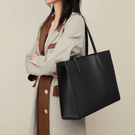 2025 Women's Tote Bag - New Genuine Leather Shoulder Bag, Large Capacity Luxe Style for Commuting